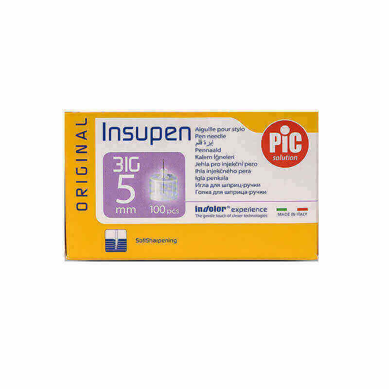 بيك انسوبين إبر قلم  5مم 100 إبرة