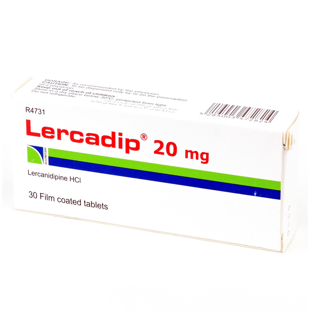 LERCADIP 20 MG 30 TAB