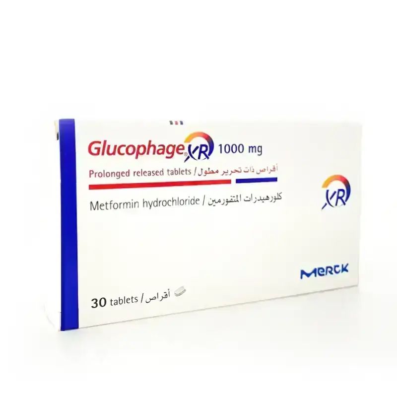GLUCOPHAGE XR 1000.MG 30 TAB