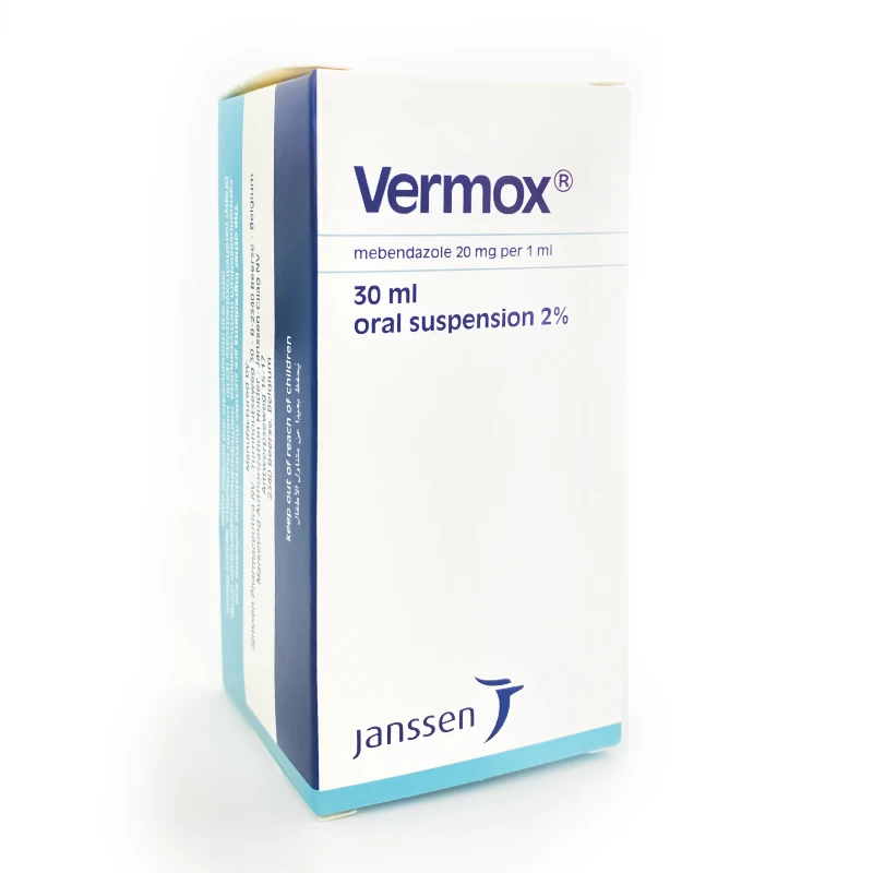 VERMOX SUSP 20 MG 30 ML