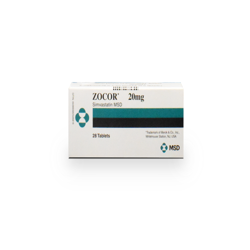 ZOCOR 20 MG 28 TAB