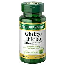 NATURES BOUNTY GINCO BILOBA 120 MG 100 CAPSULES