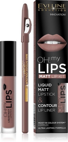 EVELINE Oh My Lips (02) Liquid Lip Stick & Lip Liner