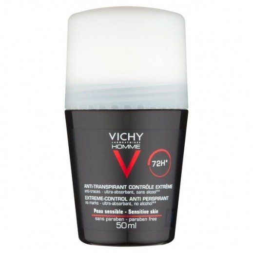 VICHY Roll-on Sensitive Skin For Men 72hr 50ml