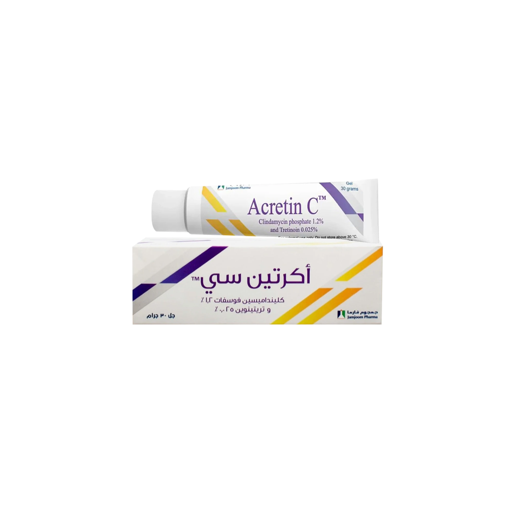 أكريتين سي جل (كلينداميسين) 1.2 و 0.025% 30 جرام