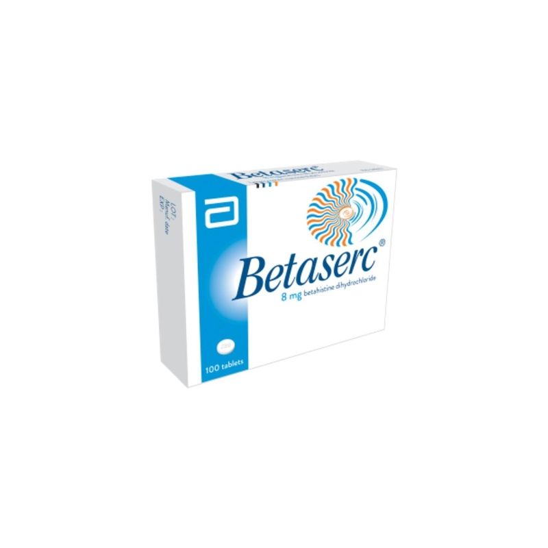 BETASERC 8 MG 100 TAB