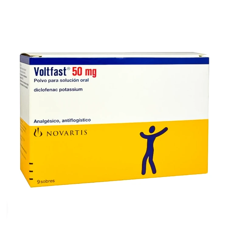 VOLTAFAST 50 MG 9 SACHETS