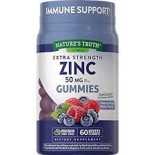 NATURE’S TRUTH ZINC 50MG GUMMIES 60 VEGAN GUMMIES