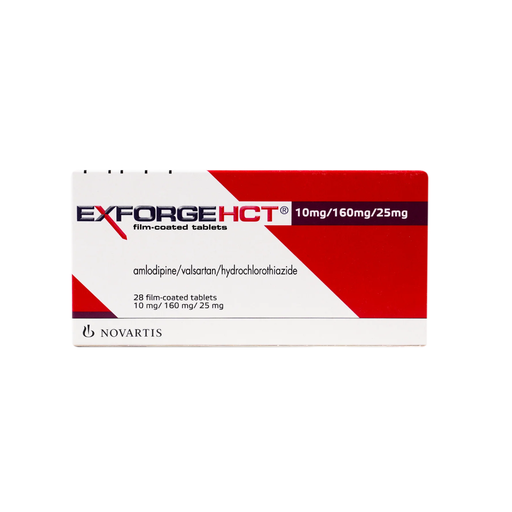 إكسفورج إتش سي تي 10 مجم/160 مجم/25 مجم 28 حبه