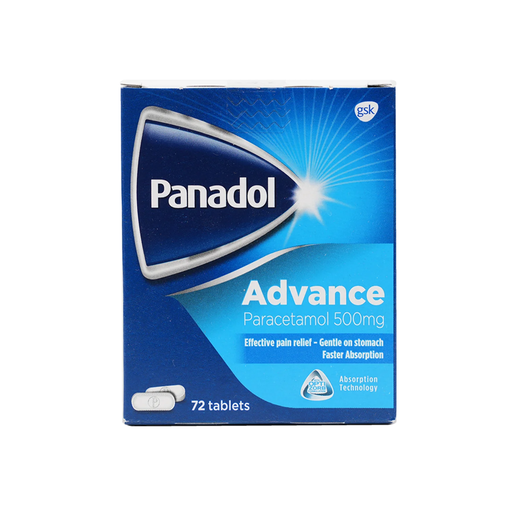 PANADOL ADVANCE 500MG 72 TAB