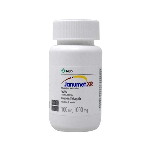 JANUMET XR 100/1000 MG 28 TAB