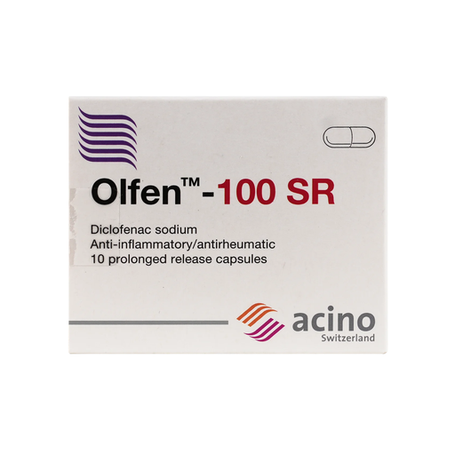 OLFEN 100 MG SR 10 CAP