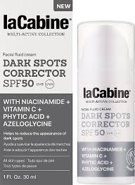 LACABINE Facial Fluid Cream Dark Spots Corrector SPF 50 30 ml