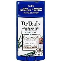 Dr Teals Aluminum Free Deodorant Coconut Oil 75 g