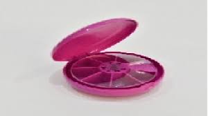  صندوق دائري للحبوب لمدة 7 أيام