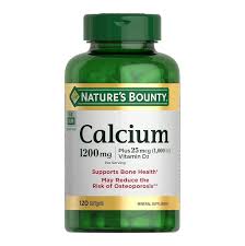 NATURES BOUNTY CALCIUM PLUS VIT D3 1200 MG 120 SOFT GELS
