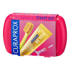 CURAPROX TRAVEL SET MAGENTA RED