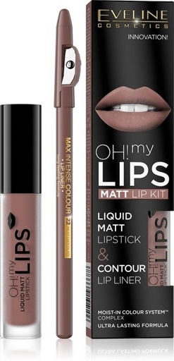 EVELINE Oh My Lips (02) Liquid Lip Stick & Lip Liner