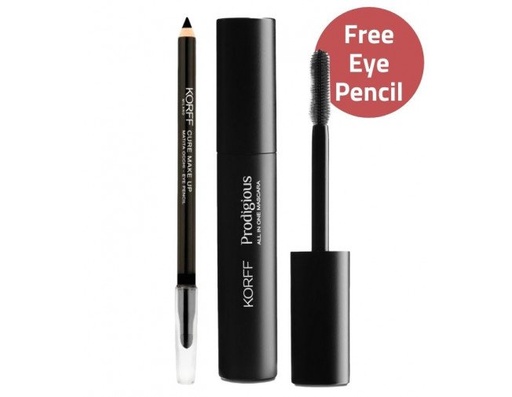 KORFF Cure Make Up High Definition Mascara + Black Eye Pencil