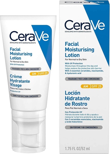 CERAVE Facial Moisturizing Lotion AM SPF 25 52 ml