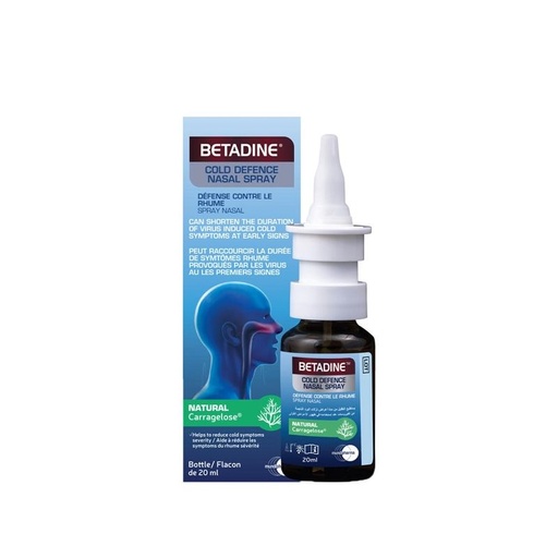 BETADINE COLD DEFENSE ADULT SPRAY 20 ML
