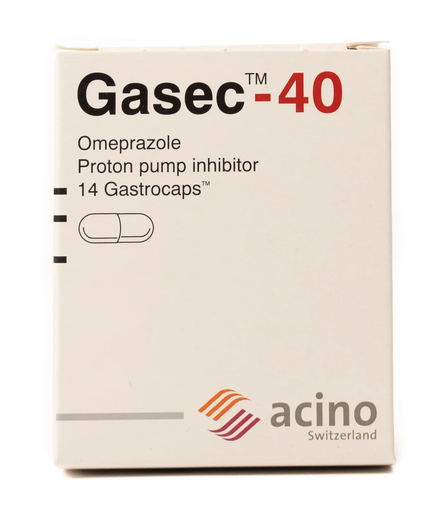 GASEC 40 MG 14 CAP
