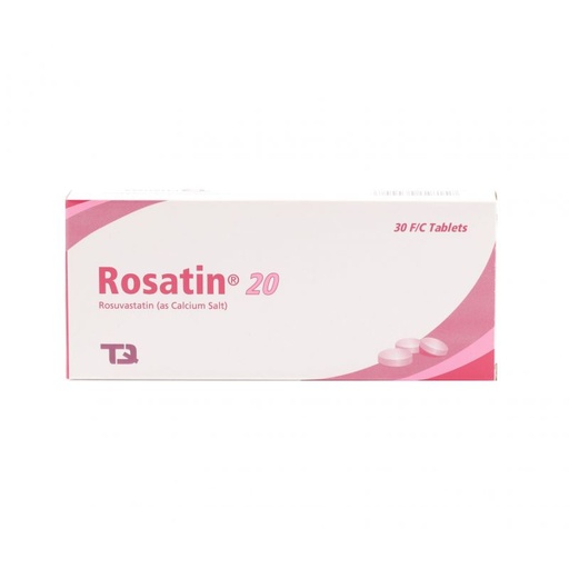 ROSATIN 20 MG 30 TAB