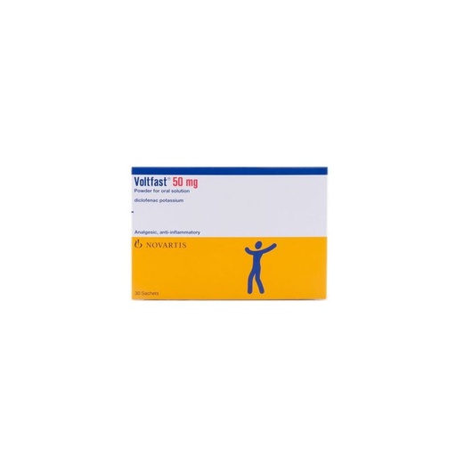 VOLTAFAST 50 MG 30 SACHETS